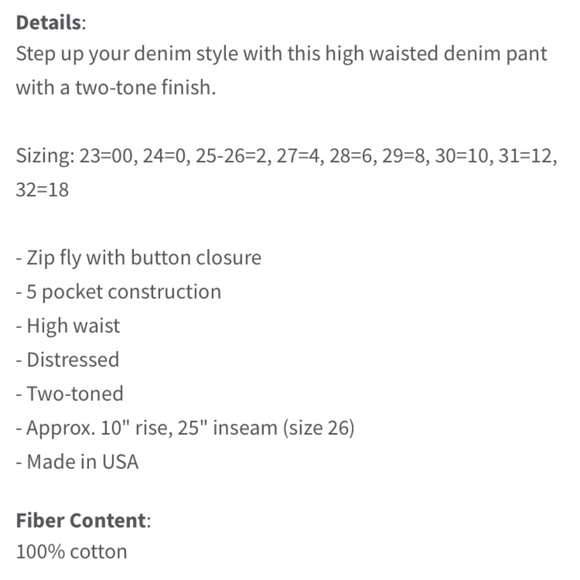 Current/Elliott High Waist Somera Jeans sz 28 - Picture 3 of 8